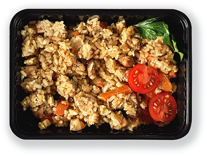 Плов Узбекский с курицей и барбарисом